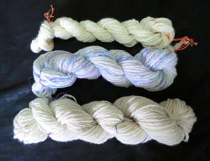 Handspinning the Yarn for Unicorn Magic Scarf 5