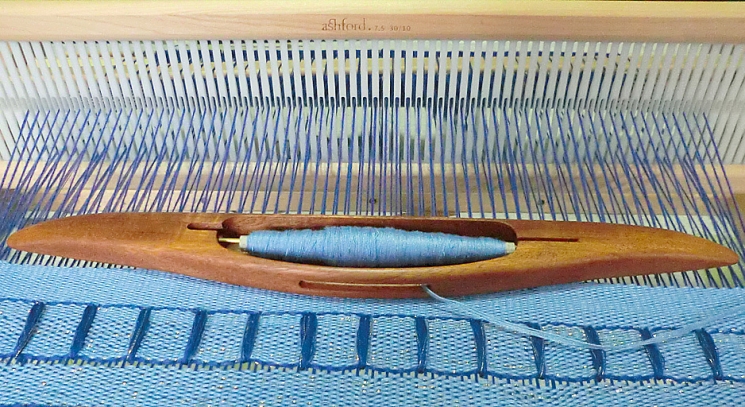 Weaving Merino Silk Wrap 