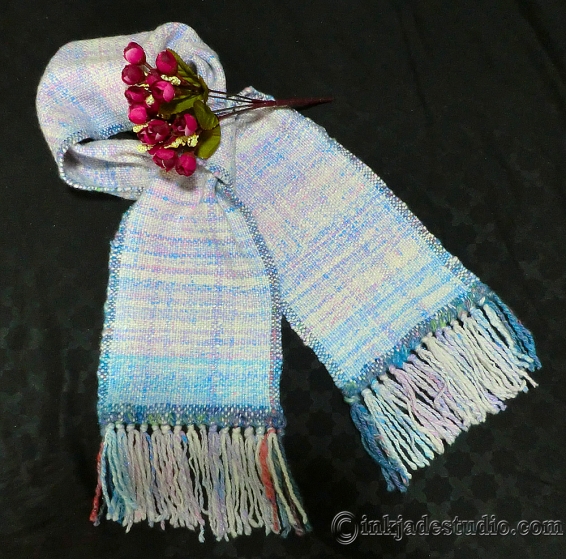 Unicorn Magic Scarf with Handspun Yarn