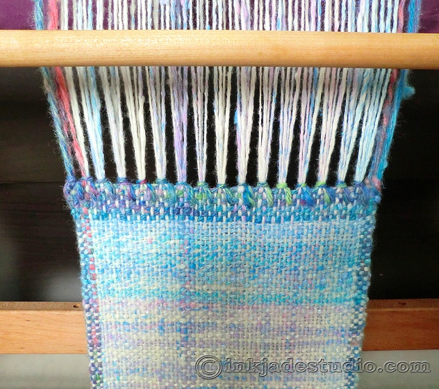 Weaving Unicorn Magic Scarf with Handspun Yarn