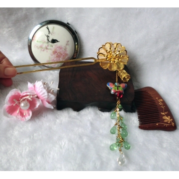 Chinese Deep in the Courtyard Gardens Hair stick Inspired by Ouyang Xiu