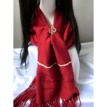 Cashmere Wrap With Handspun Muga Silk