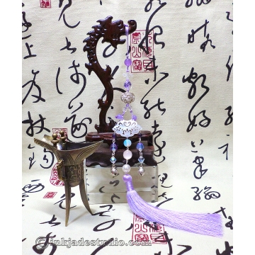 Purple Chinese Tassel 3