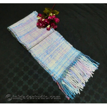 Unicorn Magic Scarf with Handspun Yarn