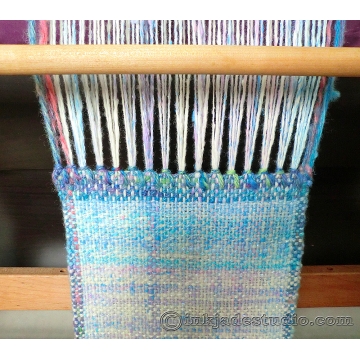 Weaving Unicorn Magic Scarf with Handspun Yarn